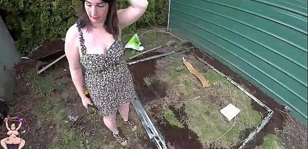  Neighbor Helps Horny Slut Build A Shed